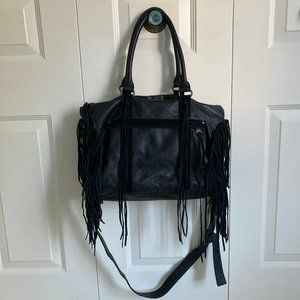 Liebeskind Berlin Paula Large Soft Leather Fringe Bag NWT